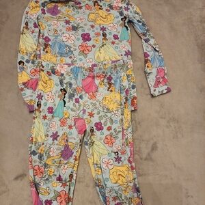 Posh Peanut Princess Floral Kids Matching Set - Multicolor